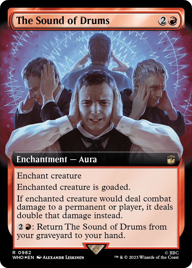 The Sound of Drums (Extended Art) (Surge Foil) [Doctor Who] | Exor Games Bridgewater