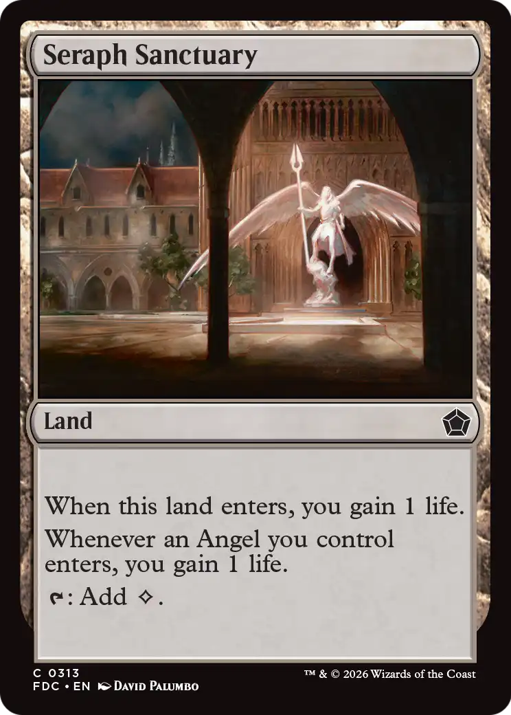 Seraph Sanctuary [Foundations Commander] | Exor Games Bridgewater