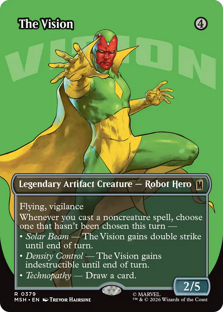 The Vision (Borderless) [Marvel Super Heroes] | Exor Games Bridgewater