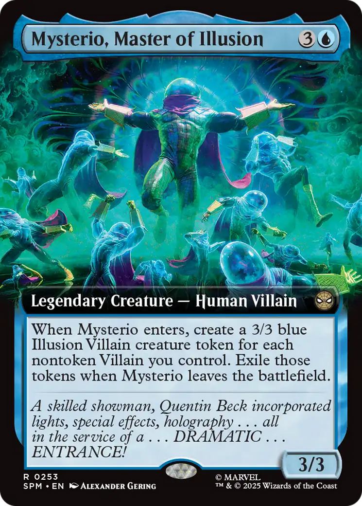 Mysterio, Master of Illusion (Extended Card) [Marvel's Spider-Man] | Exor Games Bridgewater