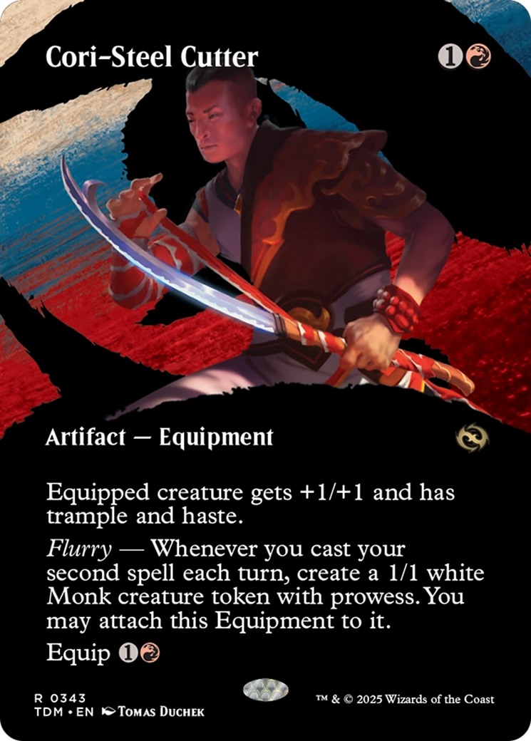 Cori-Steel Cutter (Borderless) [Tarkir: Dragonstorm] | Exor Games Bridgewater