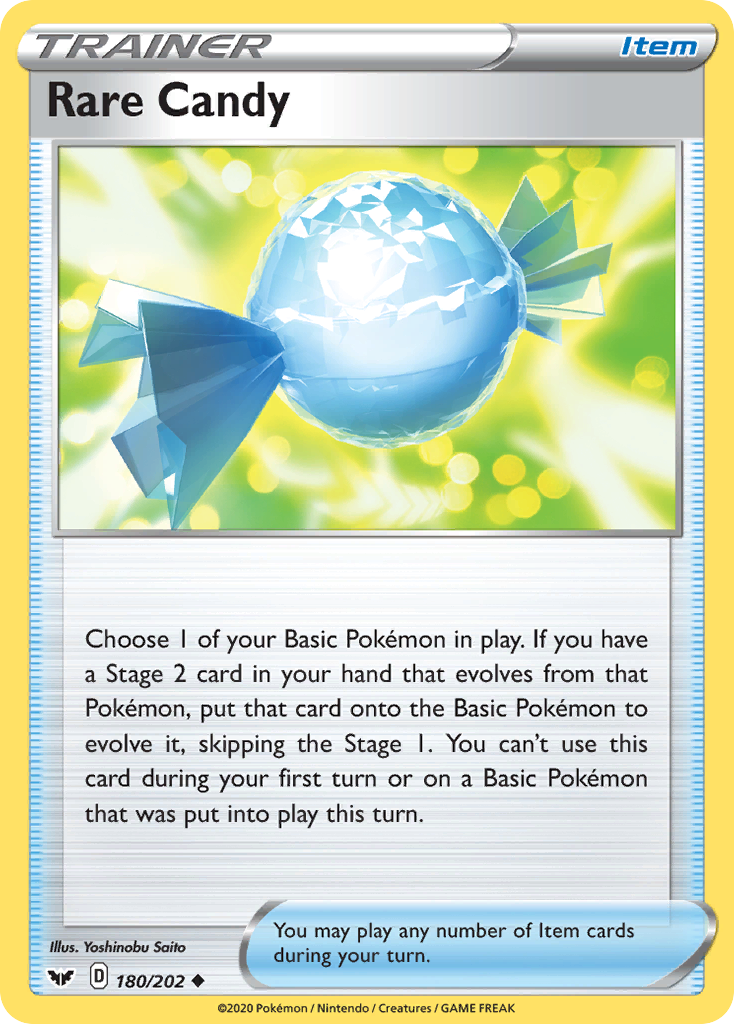 Rare Candy (180/202) [Sword & Shield: Base Set] | Exor Games Bridgewater
