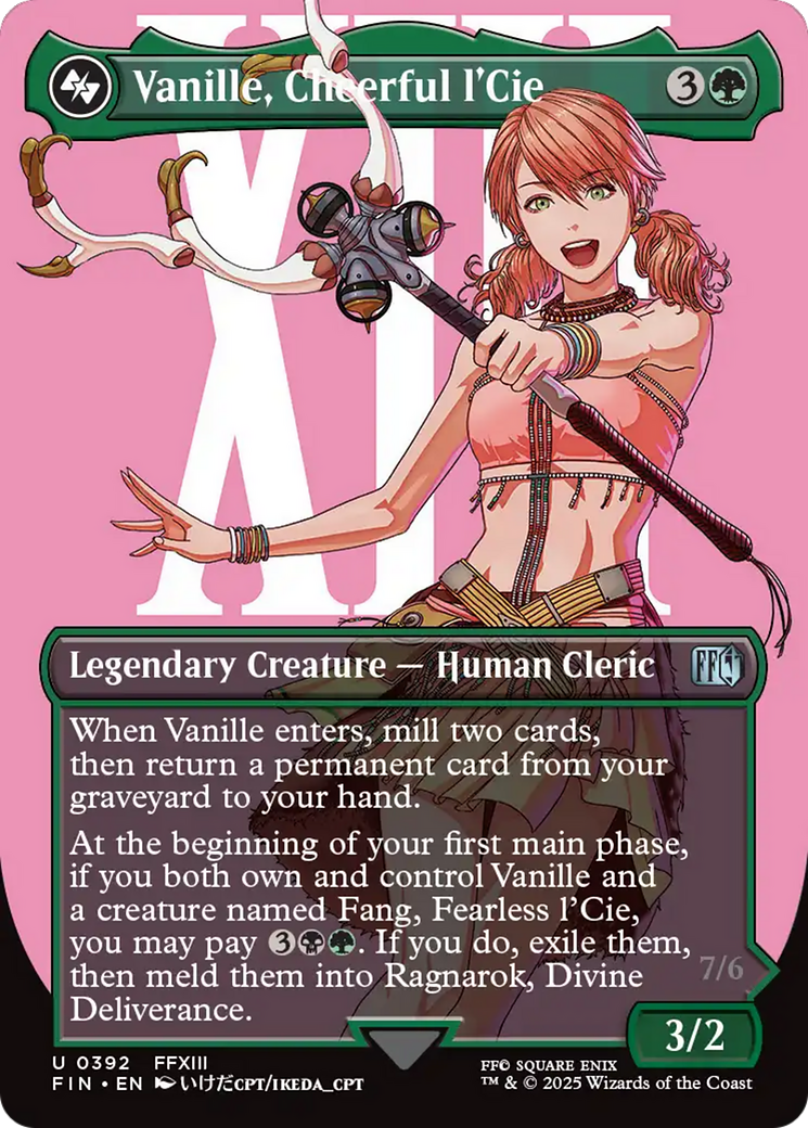 Vanille, Cheerful l'Cie // Ragnarok, Divine Deliverance (Borderless) [FINAL FANTASY] | Exor Games Bridgewater