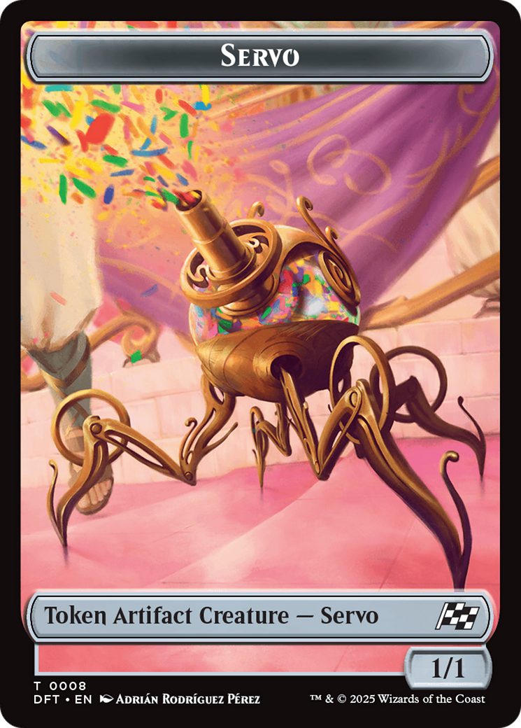 Beast (0010) // Servo Double-Sided Token [Aetherdrift Tokens] | Exor Games Bridgewater