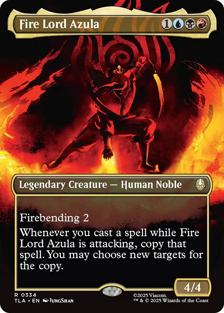 Fire Lord Azula (0334) (Borderless) [Avatar: The Last Airbender] | Exor Games Bridgewater