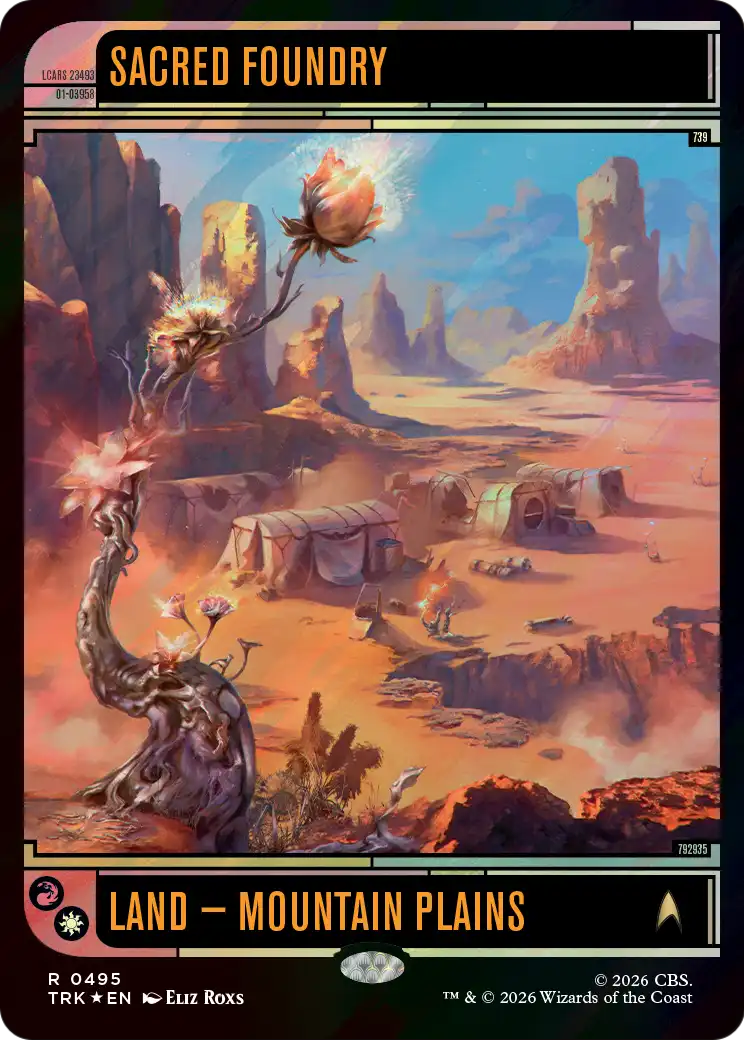 Sacred Foundry (Surge Foil) [Star Trek] | Exor Games Bridgewater