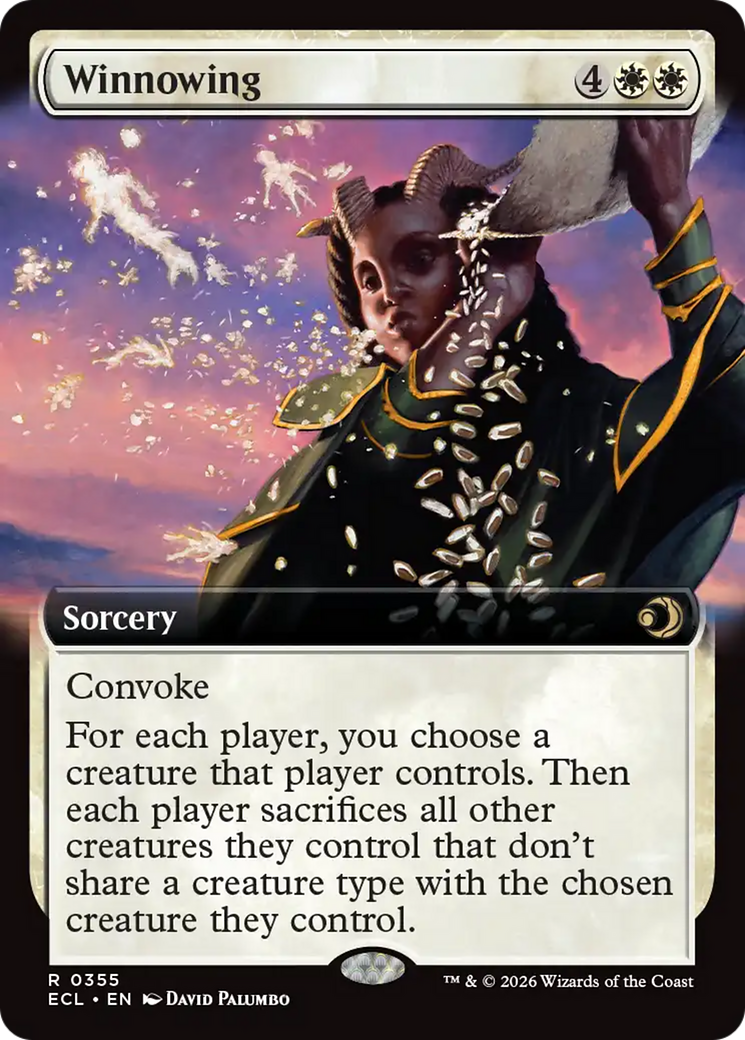 Winnowing (Extended Art) [Lorwyn Eclipsed] | Exor Games Bridgewater