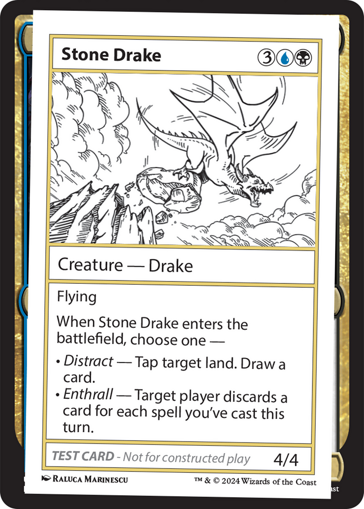 Stone Drake [Mystery Booster 2 Playtest Cards] | Exor Games Bridgewater