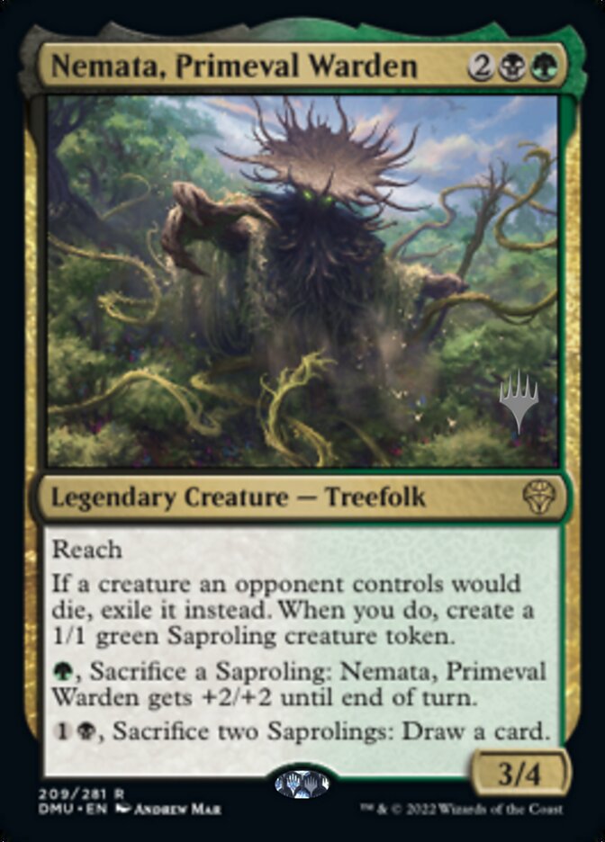 Nemata, Primeval Warden (Promo Pack) [Dominaria United Promos] | Exor Games Bridgewater