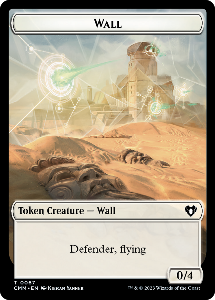 Wall // Kor Ally Double-Sided Token [Commander Masters Tokens] | Exor Games Bridgewater