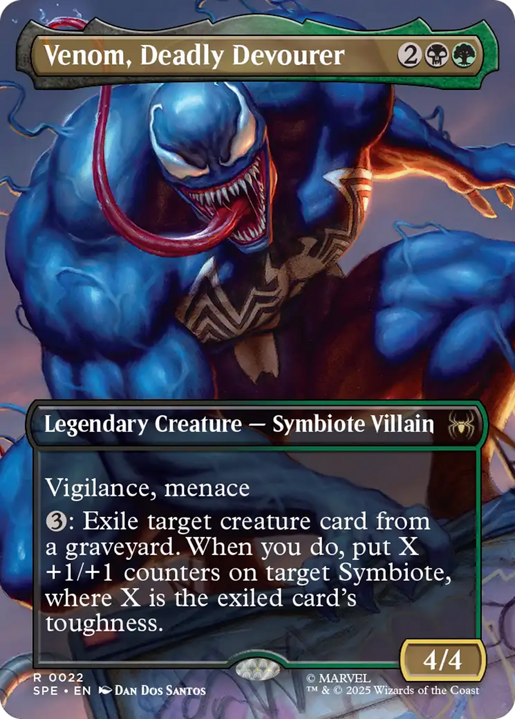 Venom, Deadly Devourer (Borderless) [Marvel's Spider-Man: Eternal-Legal] | Exor Games Bridgewater