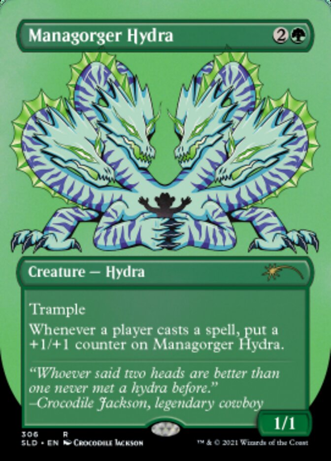 Managorger Hydra (Borderless) [Secret Lair Drop Series] | Exor Games Bridgewater