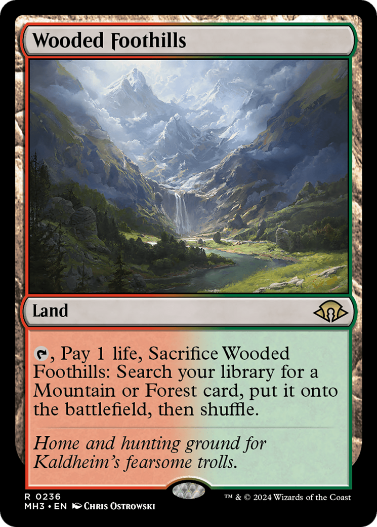 Wooded Foothills [Modern Horizons 3] | Exor Games Bridgewater