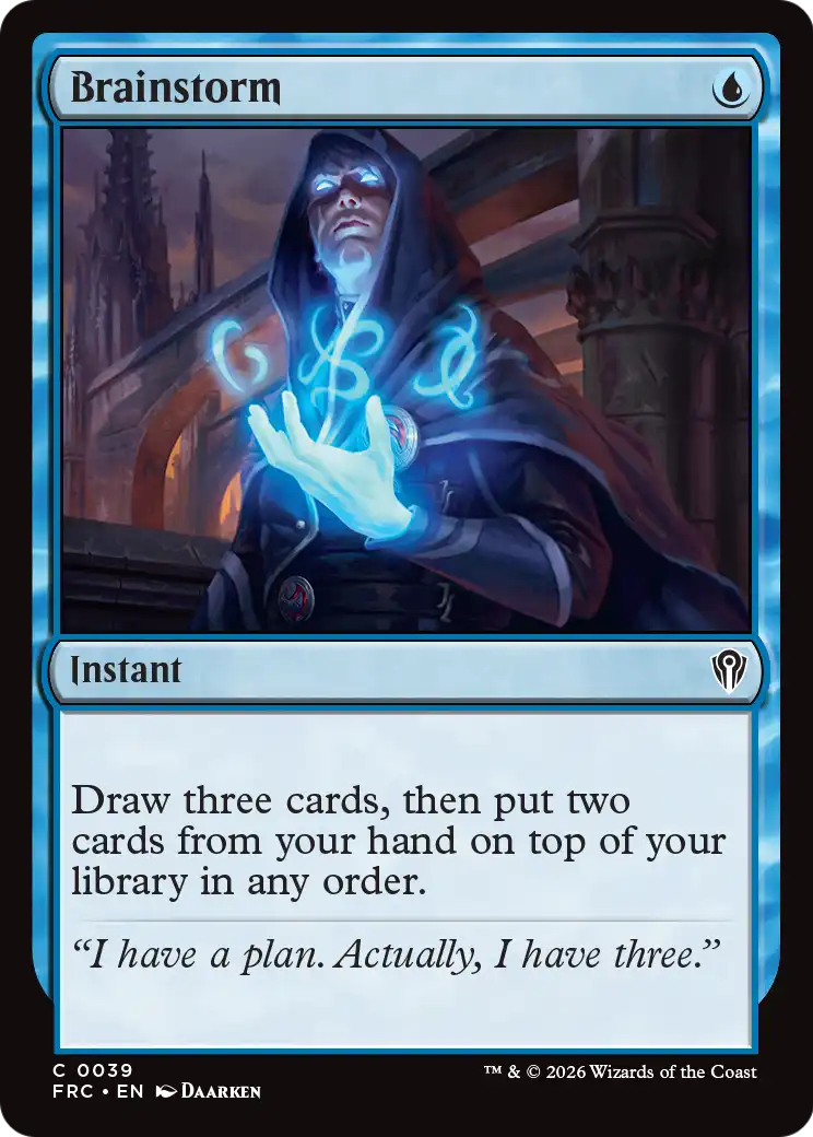 Brainstorm [Reality Fracture Commander] | Exor Games Bridgewater