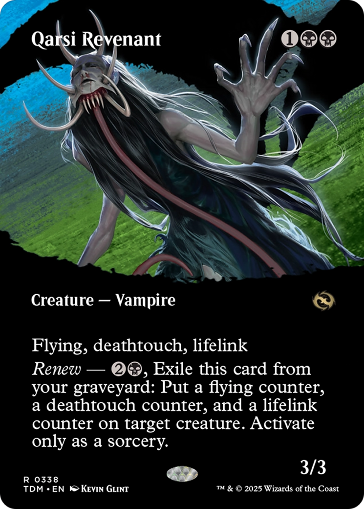 Qarsi Revenant (Borderless) [Tarkir: Dragonstorm] | Exor Games Bridgewater