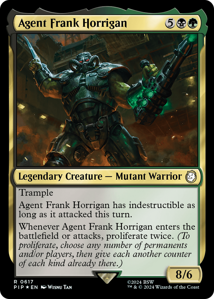 Agent Frank Horrigan (Surge Foil) [Fallout] | Exor Games Bridgewater