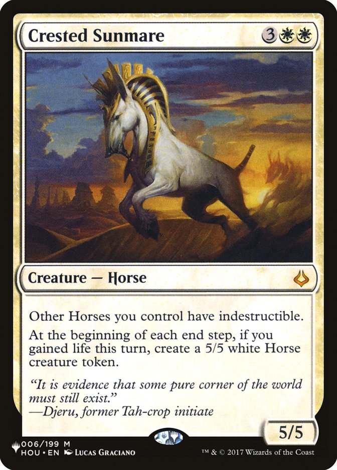 Crested Sunmare [The List] | Exor Games Bridgewater