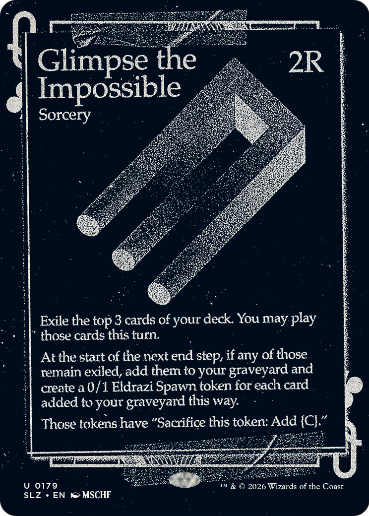 Glimpse the Impossible (0179) [Secret Lair x MSCHF: The Zeta Set] | Exor Games Bridgewater