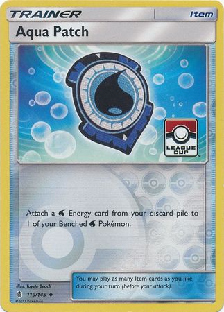 Aqua Patch (119/145) (League Promo) [Sun & Moon: Guardians Rising] | Exor Games Bridgewater