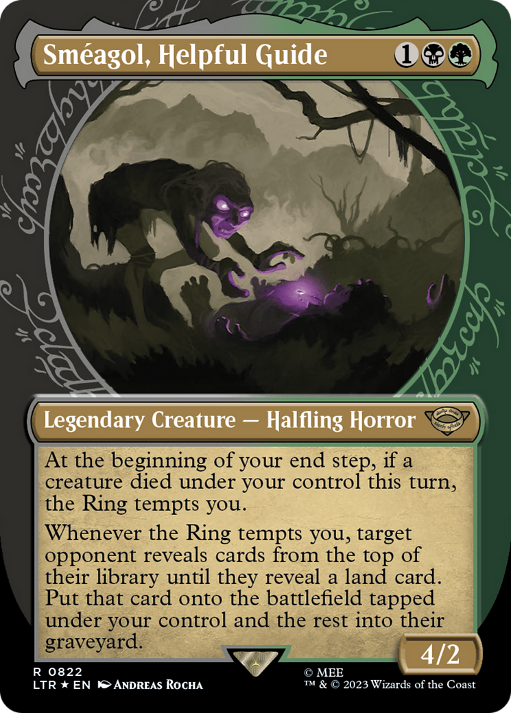 Smeagol, Helpful Guide (Showcase) (Surge Foil) [The Lord of the Rings: Tales of Middle-Earth] | Exor Games Bridgewater