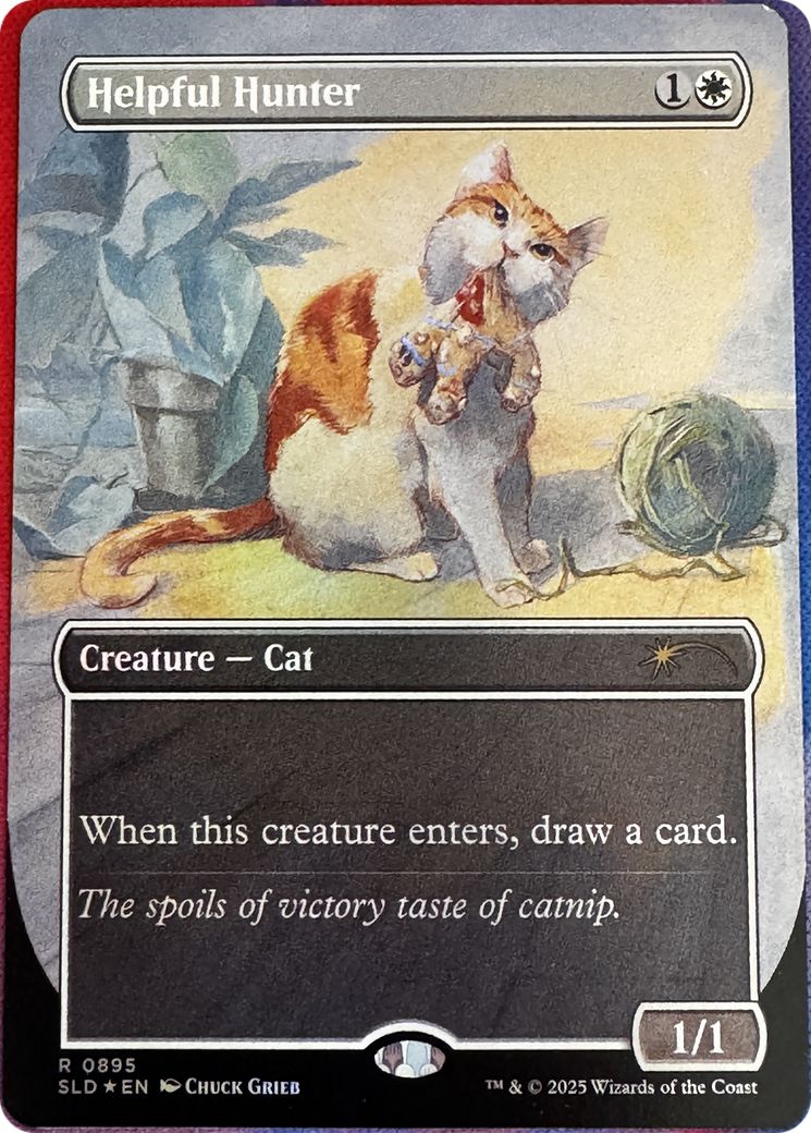 Helpful Hunter (0895) (Rainbow Foil) [Secret Lair Drop Series] | Exor Games Bridgewater