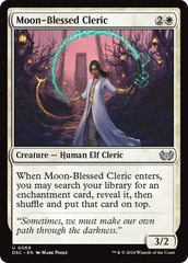 Moon-Blessed Cleric [Duskmourn: House of Horror Commander] | Exor Games Bridgewater