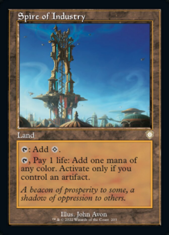 Spire of Industry (Retro) [The Brothers' War Commander] | Exor Games Bridgewater