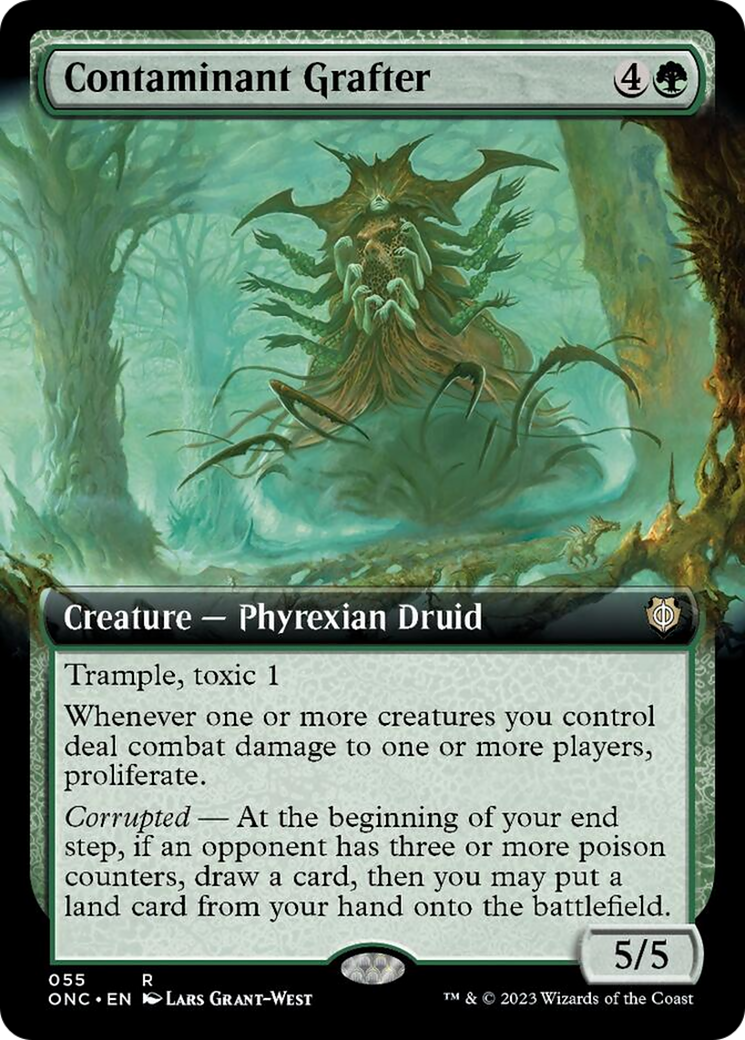 Contaminant Grafter (Extended Art) [Phyrexia: All Will Be One Commander] | Exor Games Bridgewater