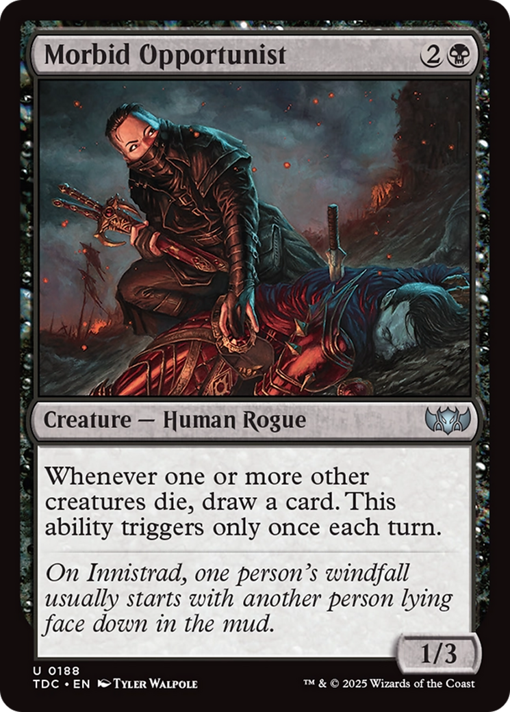 Morbid Opportunist [Tarkir: Dragonstorm Commander] | Exor Games Bridgewater