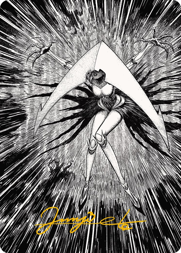 Elesh Norn, Mother of Machines 2 Art Card (Gold-Stamped Signature) [Phyrexia: All Will Be One Art Series] | Exor Games Bridgewater