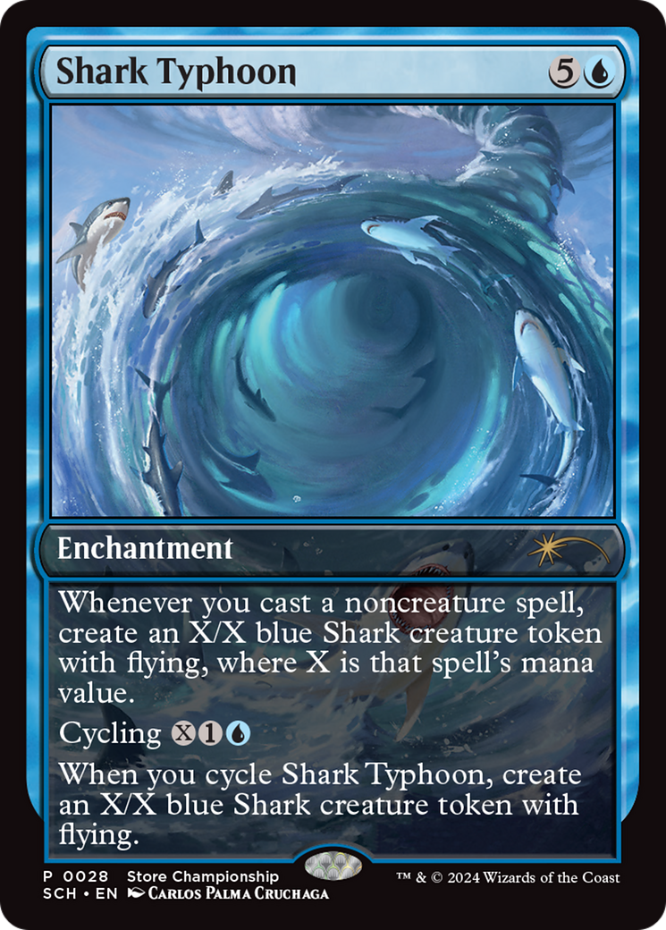 Shark Typhoon (Store Championship) [Bloomburrow Promos] | Exor Games Bridgewater