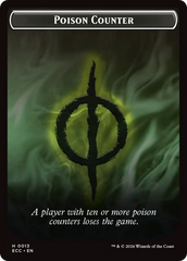 Saproling // Poison Counter Double-Sided Token [Lorwyn Eclipsed Tokens] | Exor Games Bridgewater