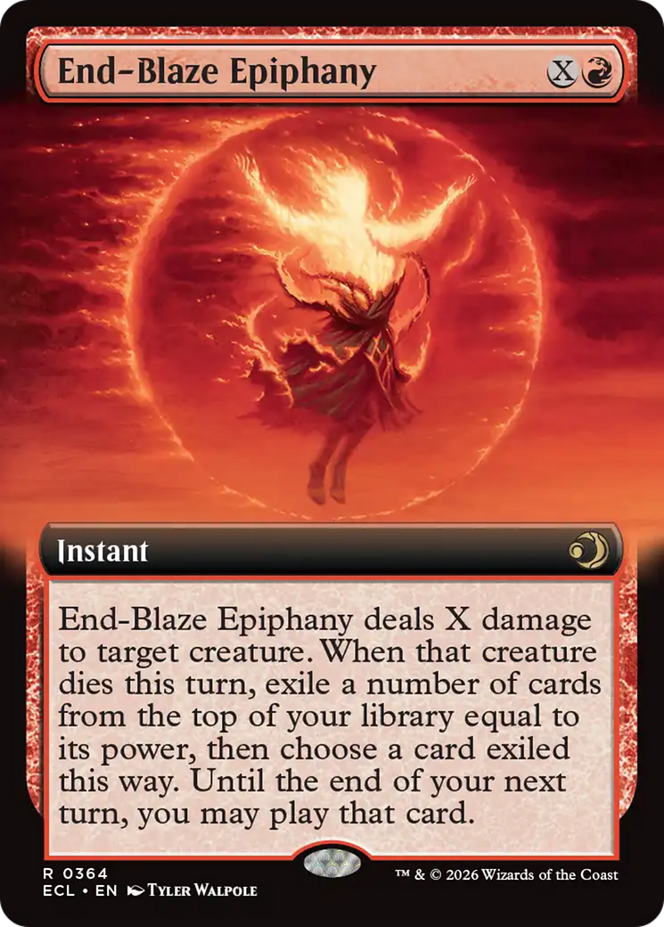 End-Blaze Epiphany (Extended Art) [Lorwyn Eclipsed] | Exor Games Bridgewater
