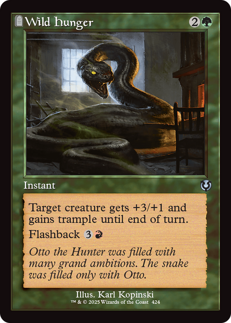 Wild Hunger (Retro Frame) [Innistrad Remastered] | Exor Games Bridgewater