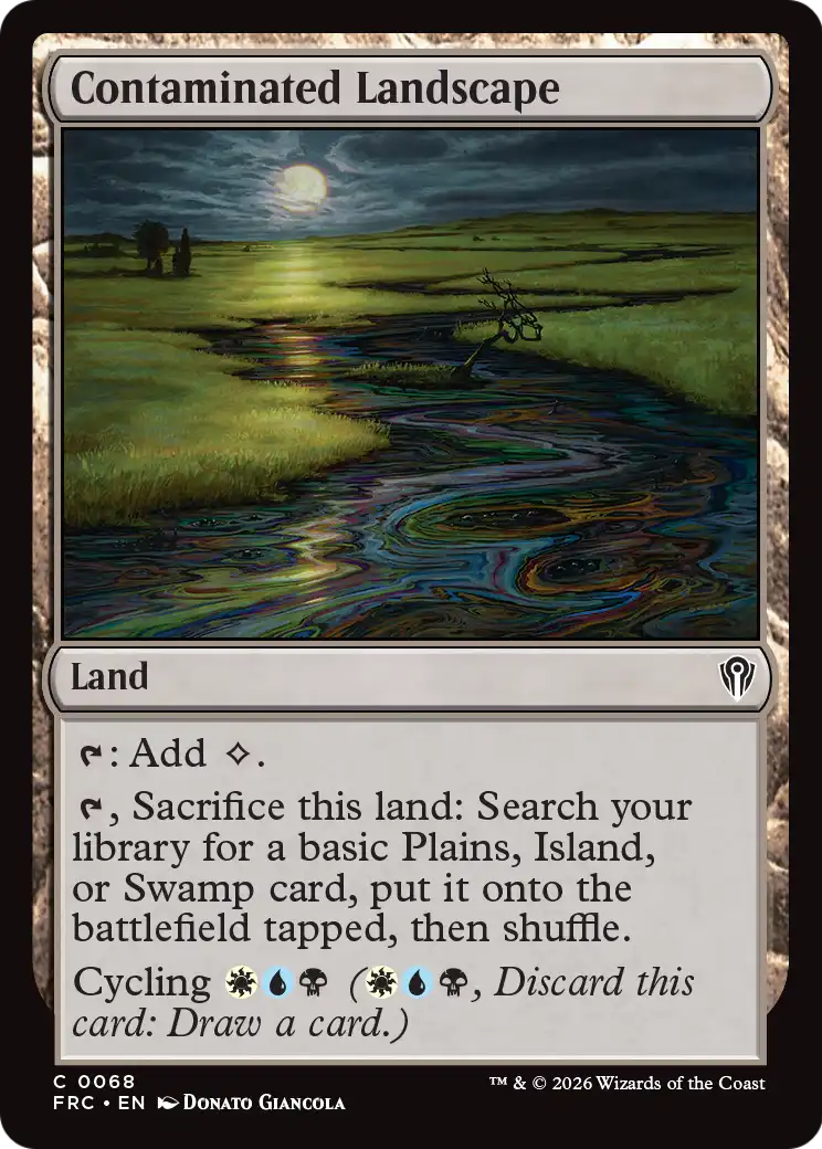 Contaminated Landscape [Reality Fracture Commander] | Exor Games Bridgewater