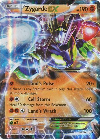 Zygarde EX (54/124) (Jumbo Card) [XY: Fates Collide] | Exor Games Bridgewater