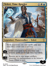 Teferi, Time Raveler (White Border) [Mystery Booster 2] | Exor Games Bridgewater