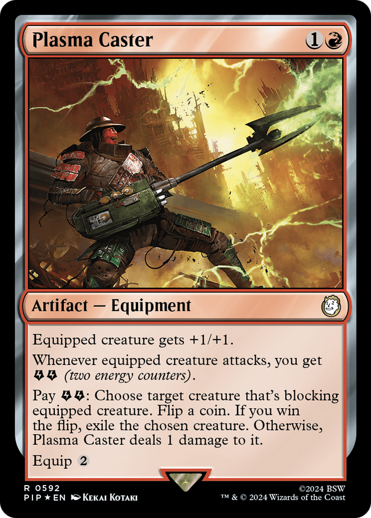 Plasma Caster (Surge Foil) [Fallout] | Exor Games Bridgewater