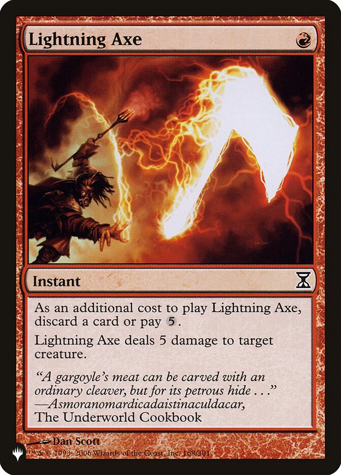 Lightning Axe [The List] | Exor Games Bridgewater