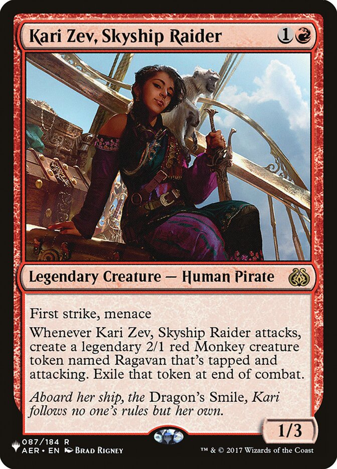 Kari Zev, Skyship Raider [The List] | Exor Games Bridgewater