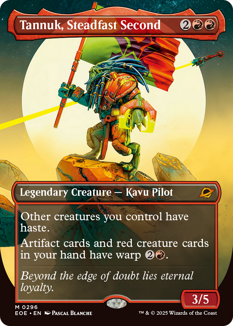 Tannuk, Steadfast Second (Borderless) [Edge of Eternities] | Exor Games Bridgewater