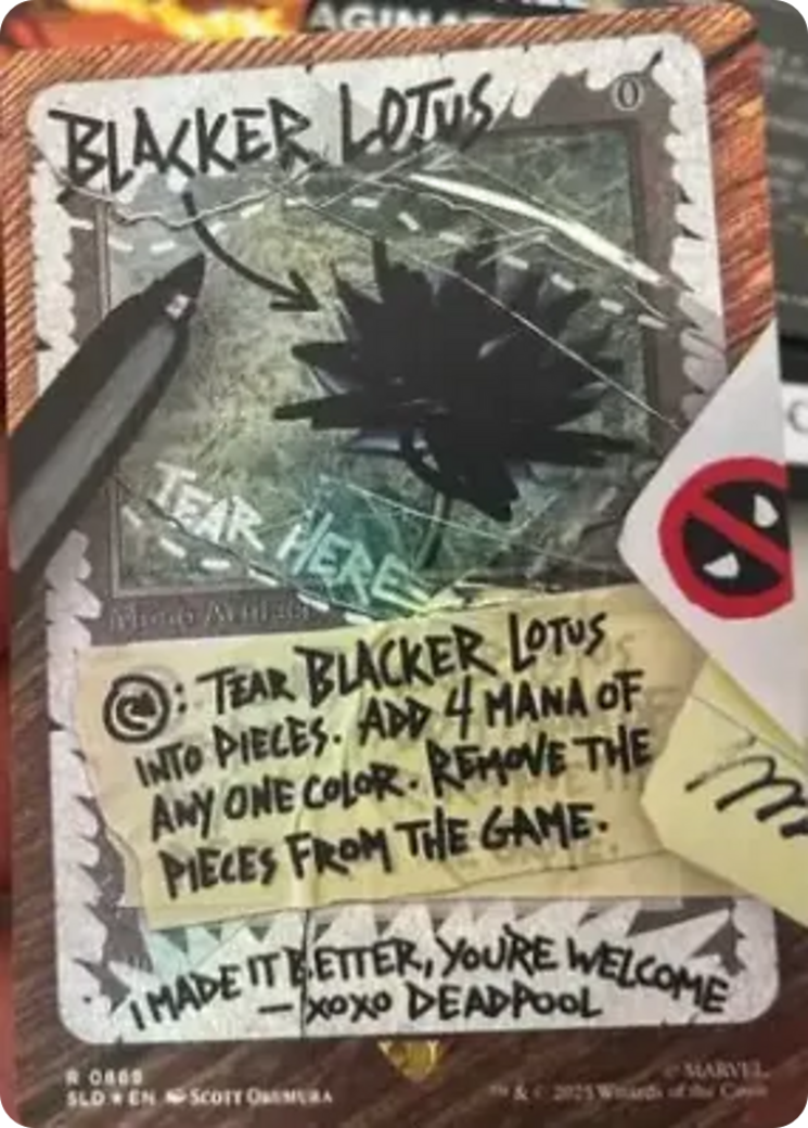 Blacker Lotus (Rainbow Foil) [Secret Lair Drop Series] | Exor Games Bridgewater