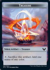 Elemental // Treasure Double-Sided Token [Strixhaven: School of Mages Tokens] | Exor Games Bridgewater