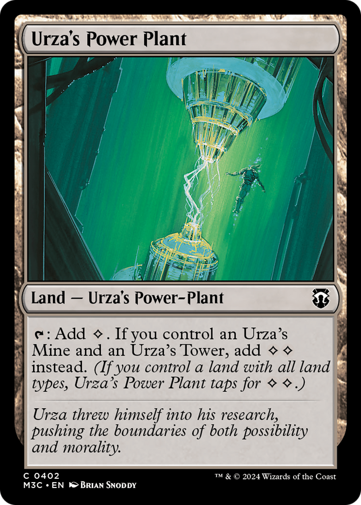 Urza's Power Plant (Ripple Foil) [Modern Horizons 3 Commander] | Exor Games Bridgewater