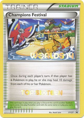 Champions Festival (XY27) (2014 Top Sixteen) [XY: Black Star Promos] | Exor Games Bridgewater