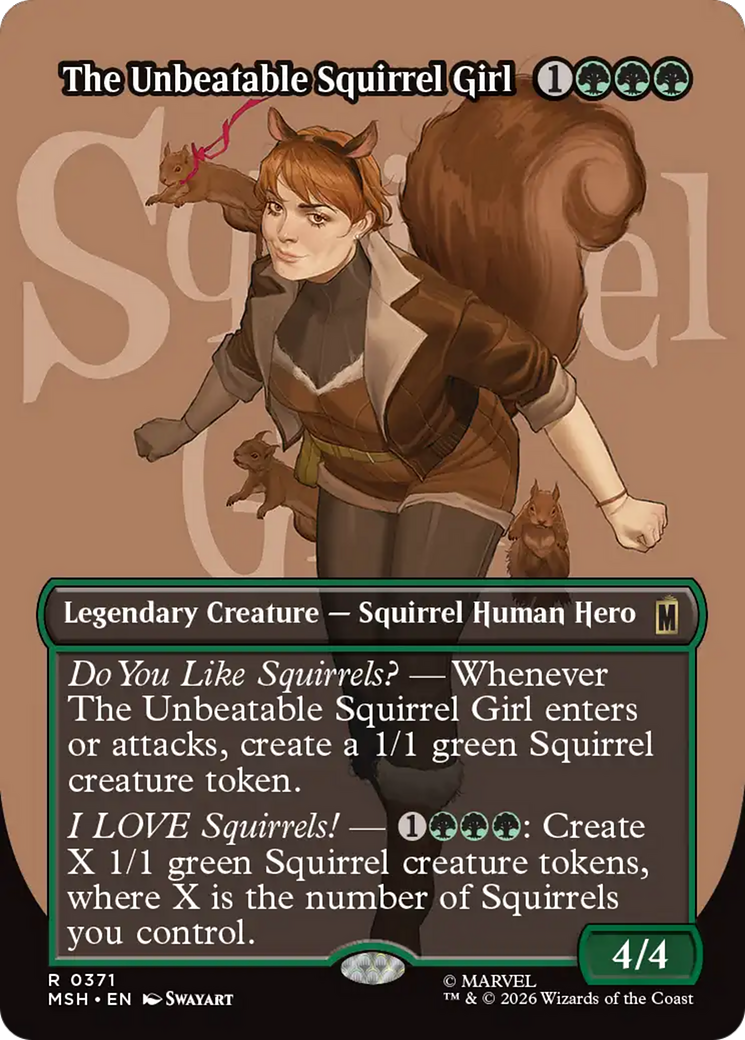 The Unbeatable Squirrel Girl (Borderless) [Marvel Super Heroes] | Exor Games Bridgewater
