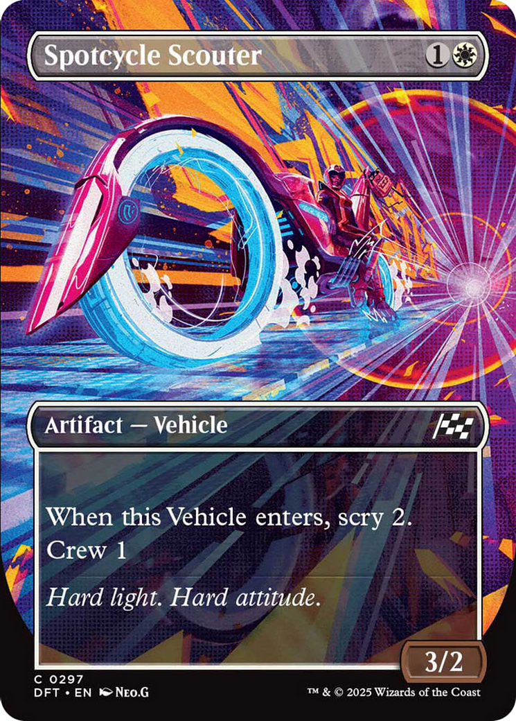 Spotcycle Scouter (Borderless) [Aetherdrift] | Exor Games Bridgewater