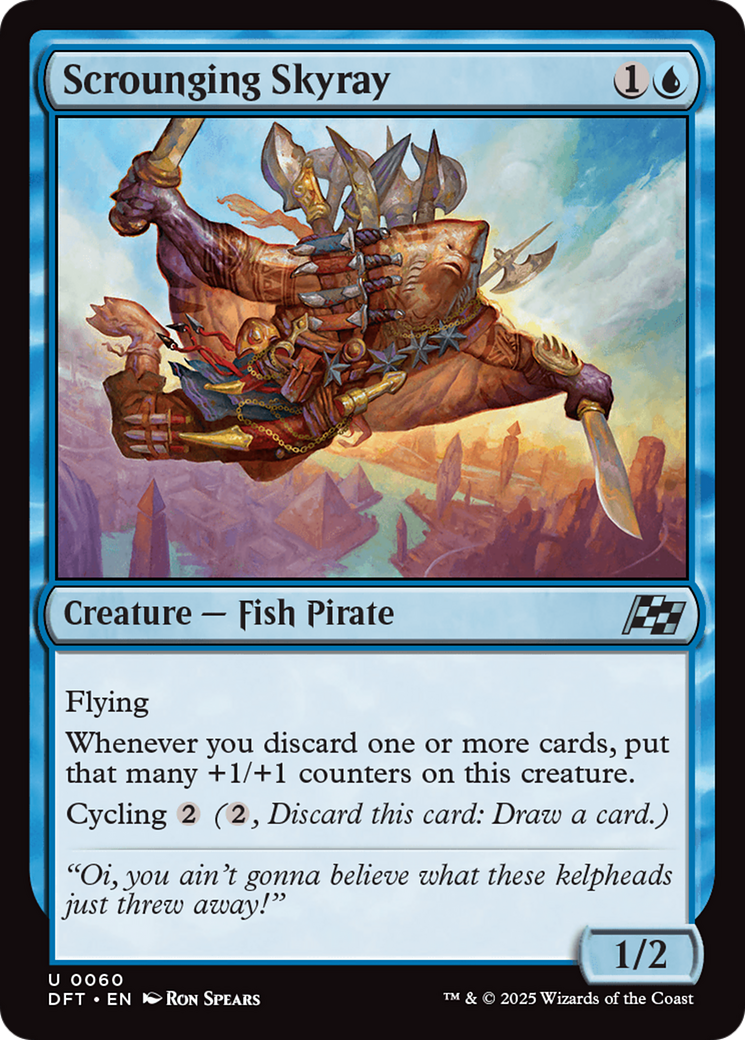 Scrounging Skyray [Aetherdrift] | Exor Games Bridgewater