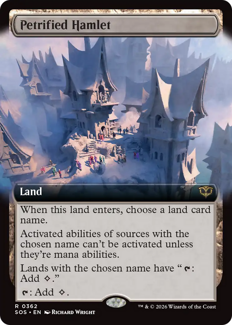 Petrified Hamlet (Extended Art) [Secrets of Strixhaven] | Exor Games Bridgewater