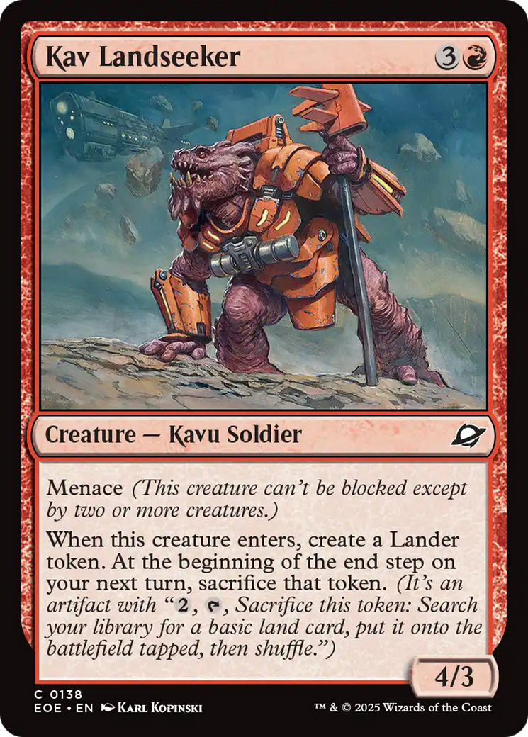Kav Landseeker [Edge of Eternities] | Exor Games Bridgewater